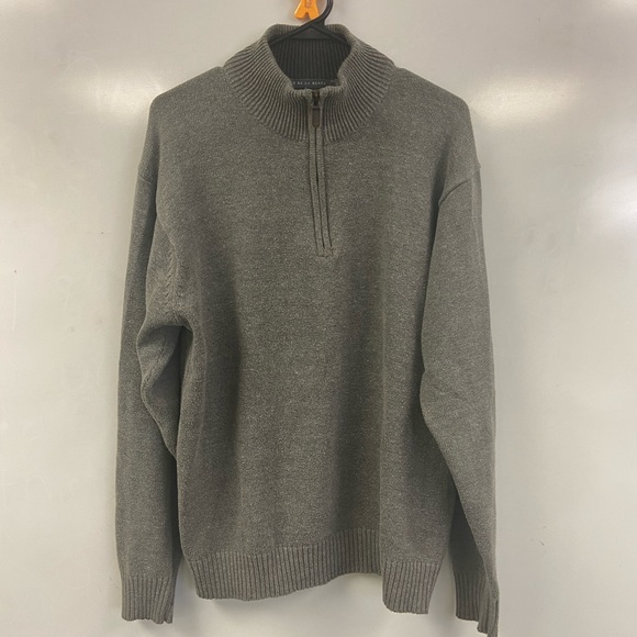 Oscar de la Renta Other - Oscar de la Renta Grey 1/4 Zip Pullover size L